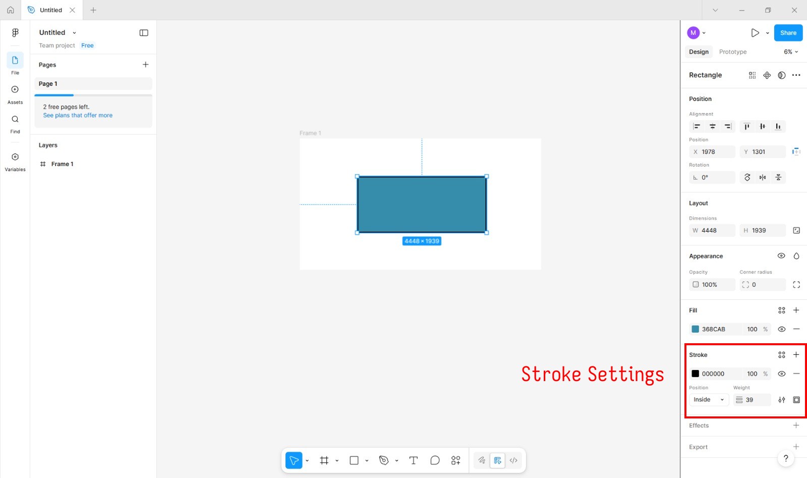 Stroke in Figma